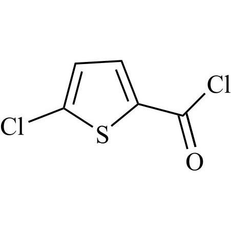 Picture of Rivaroxaban Impurity 95 ( 5-Chlorothiophene-2-carbonyl Chloride)