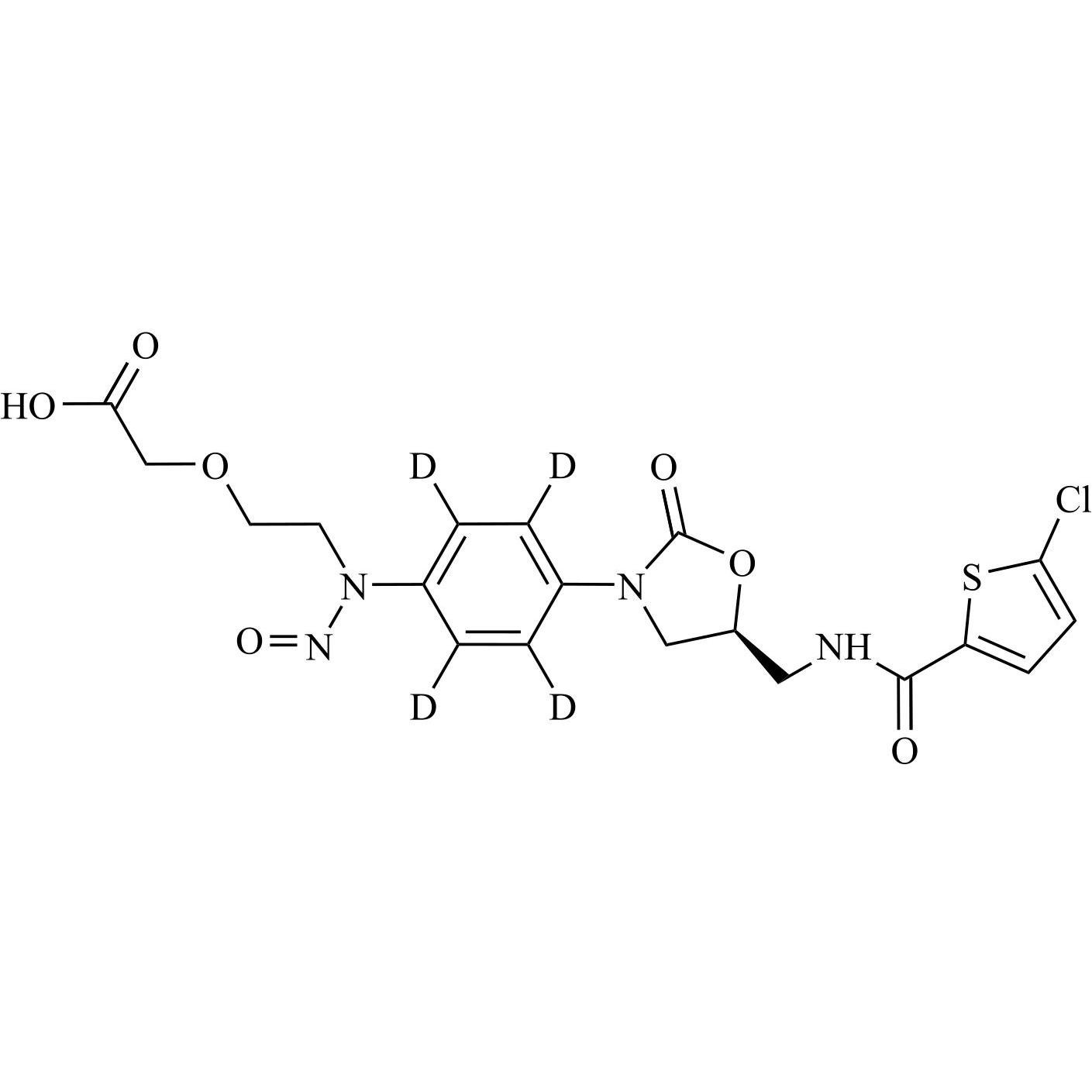 Picture of N-Nitroso Rivaroxaban Impurity 14-d4