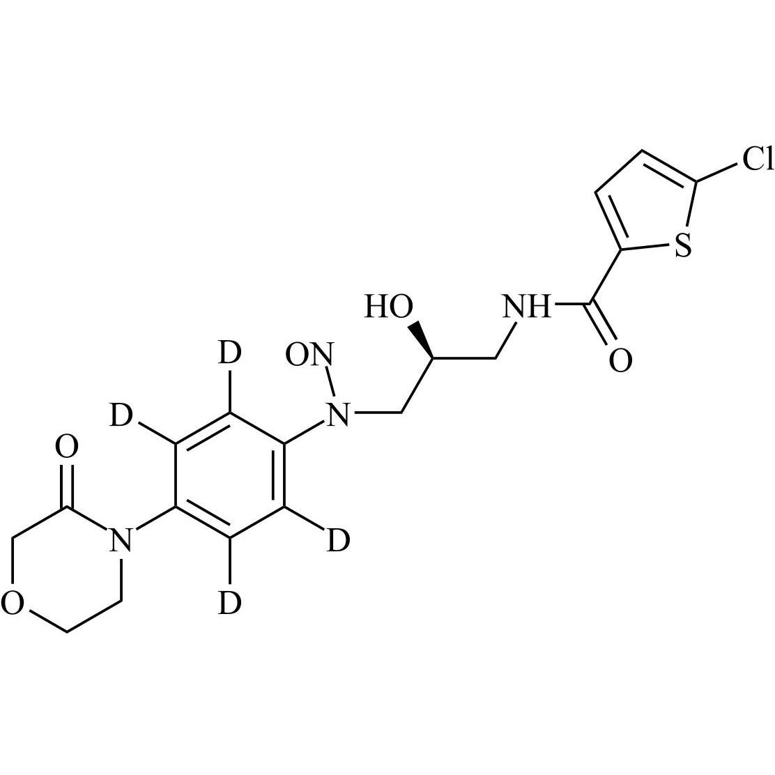 Picture of N-Nitroso Rivaroxaban Impurity 101-d4