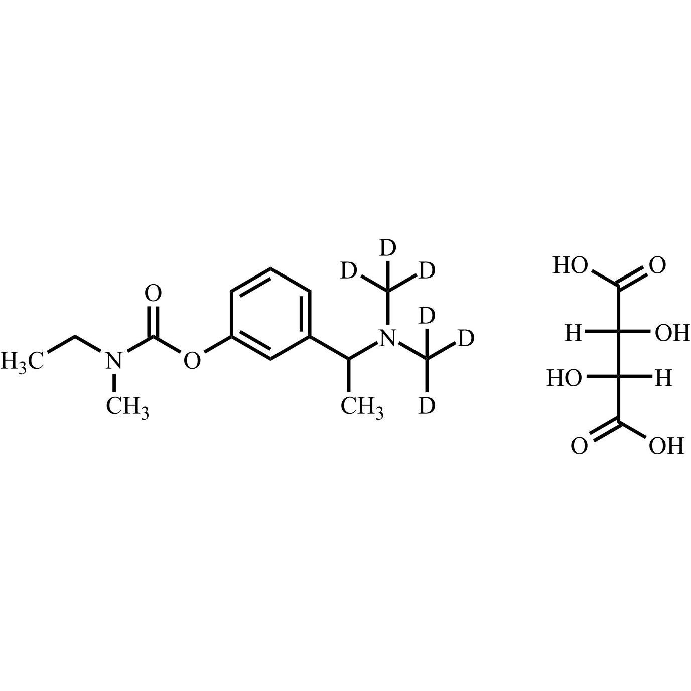 Show details for rac-Rivastigmine-d6 Hydrogen Tartrate Picture of rac-Rivastigmine-d6 Hydrogen Tartrate