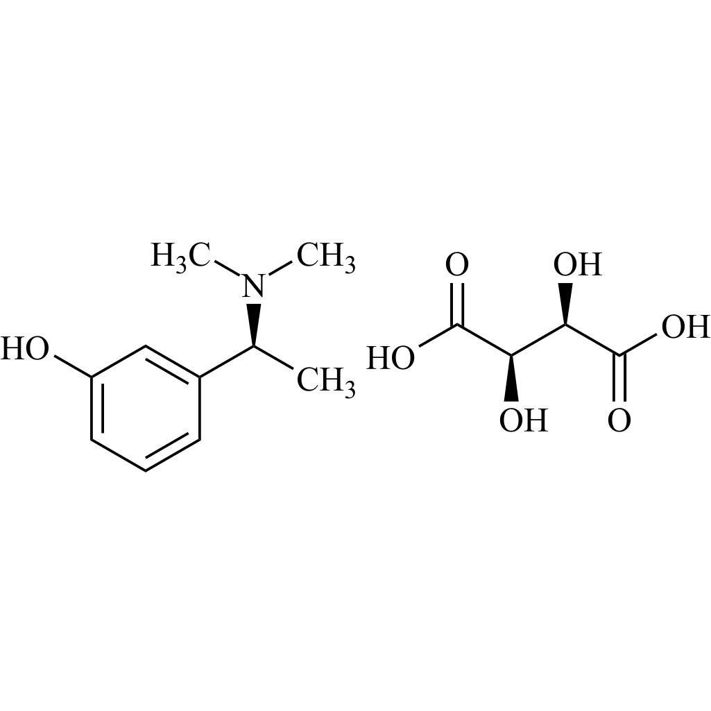 Picture of Rivastigmine EP Impurity A L-Tartrate (Rivastigmine USP Related Compound C  L-Tartrate, NAP226-90 L-Tartrate)