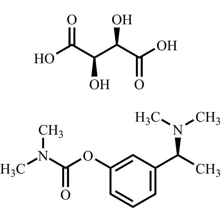 Picture of Rivastigmine EP Impurity B L-Tartrate (N-Dimethyl Rivastigmine L-Tartrate)