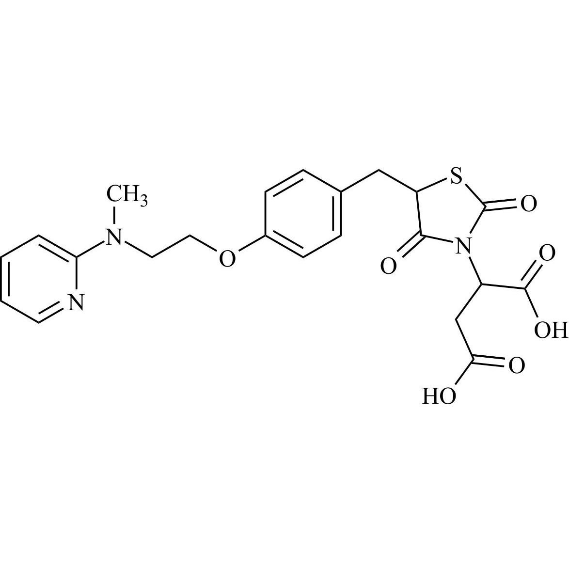 Picture of N-(1,2-Dicarboxyethyl) Rosiglitazone