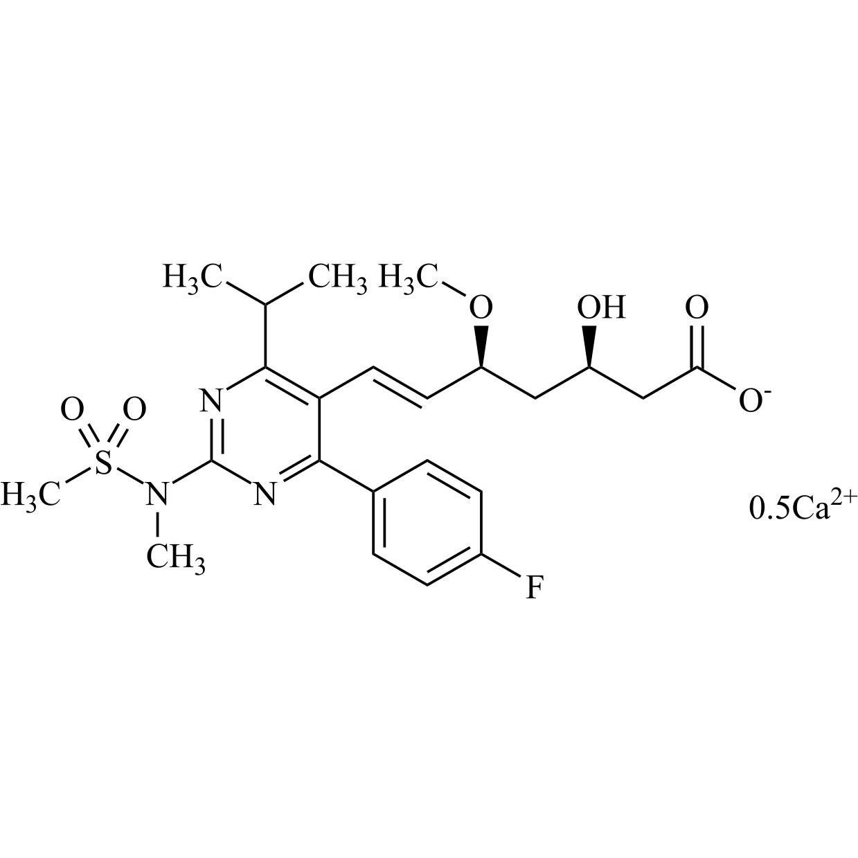 Picture of Rosuvastatin Impurity 43 Cacium Salt