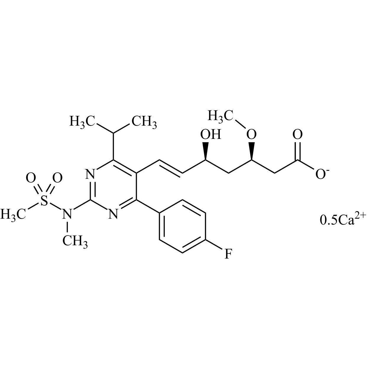 Picture of Rosuvastatin Impurity 49 Cacium Salt