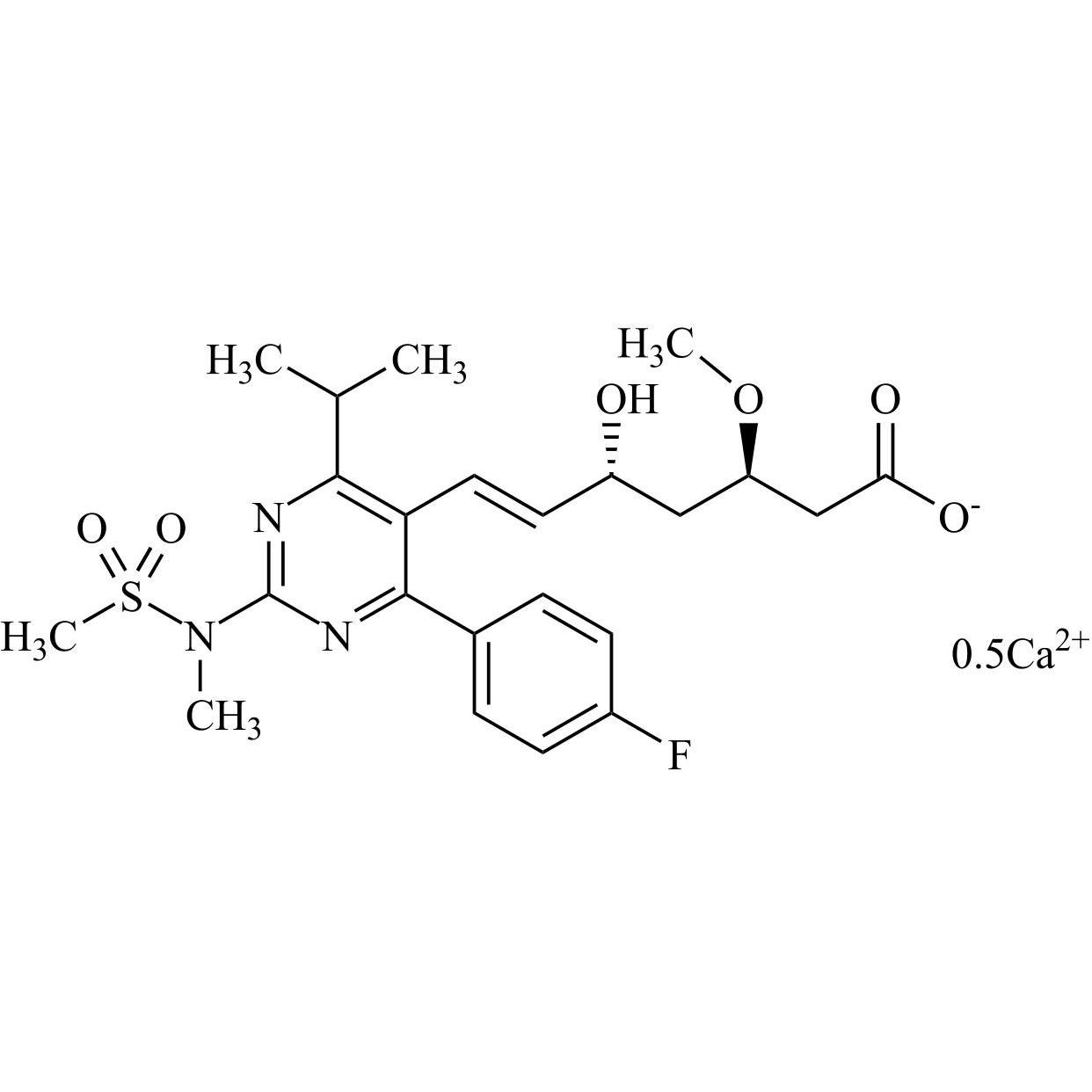 Picture of Rosuvastatin Impurity 50 Cacium Salt