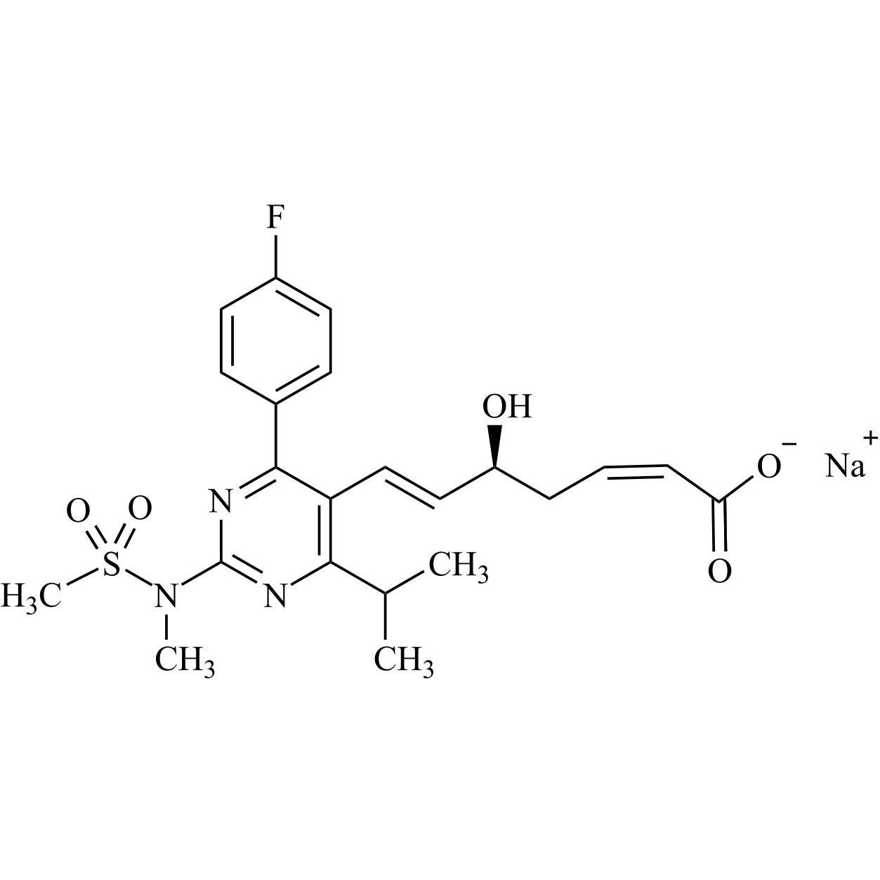 Picture of Rosuvastatin EP Impurity K Sodium Salt