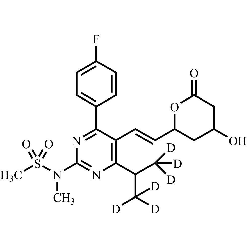Show details for rac-Rosuvastatin EP Impurity D-d6 (rac-Rosuvastatin Lactone-d6) Picture of rac-Rosuvastatin EP Impurity D-d6 (rac-Rosuvastatin Lactone-d6)