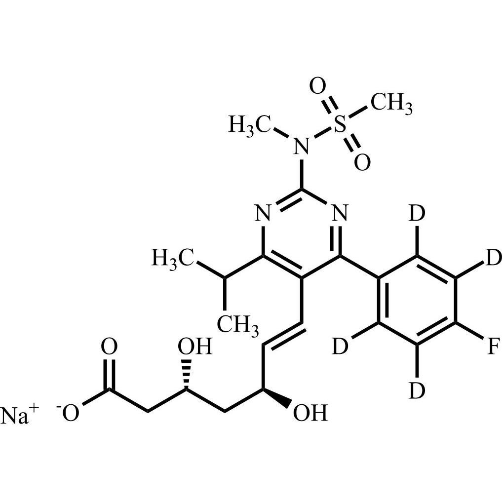 Picture of Rosuvastatin-d4 sodium salt