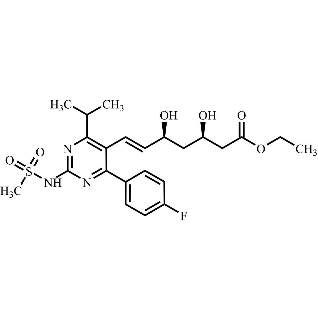 Picture of N-Desmethyl Rosuvastatin Ethyl Ester