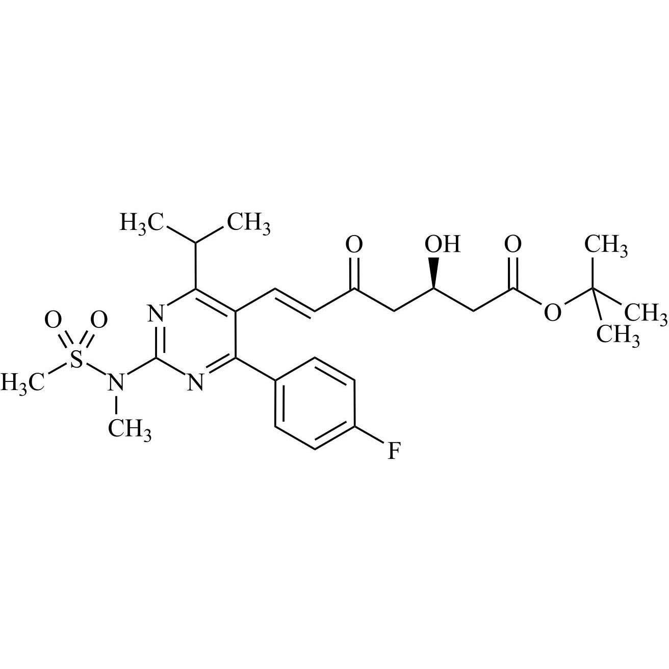 Picture of Rosuvastatin 5-Oxo Acid t-Butyl Ester