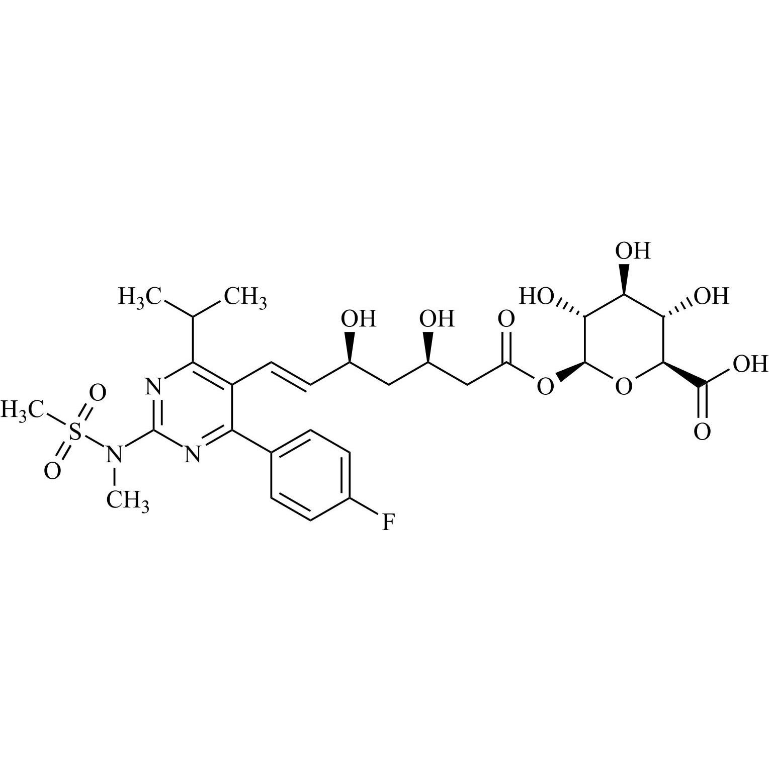 Picture of Rosuvastatin Acyl-ÃŸ-D-glucuronide