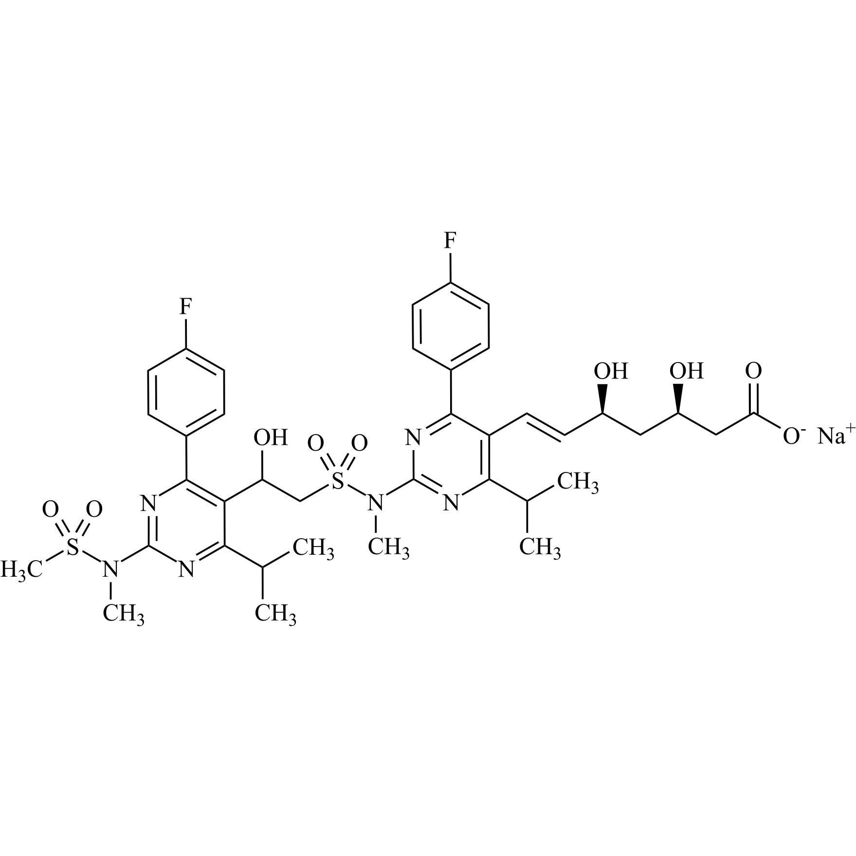 Show details for Rosuvastatin EP Impurity E Sodium Salt (Mixture of Diastereomers) Picture of Rosuvastatin EP Impurity E Sodium Salt (Mixture of Diastereomers)