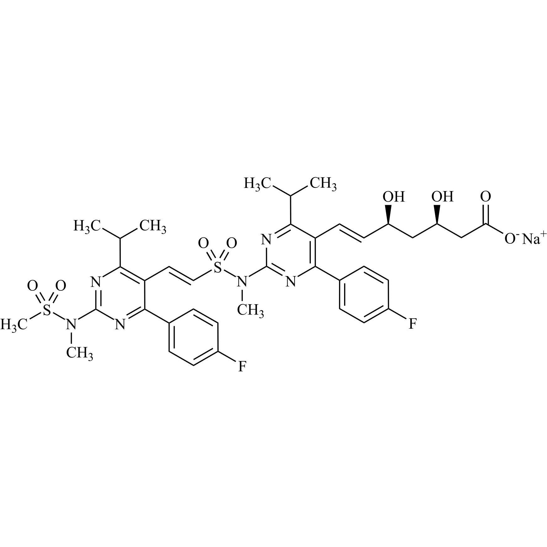 Picture of Rosuvastatin EP Impurity J Sodium Salt