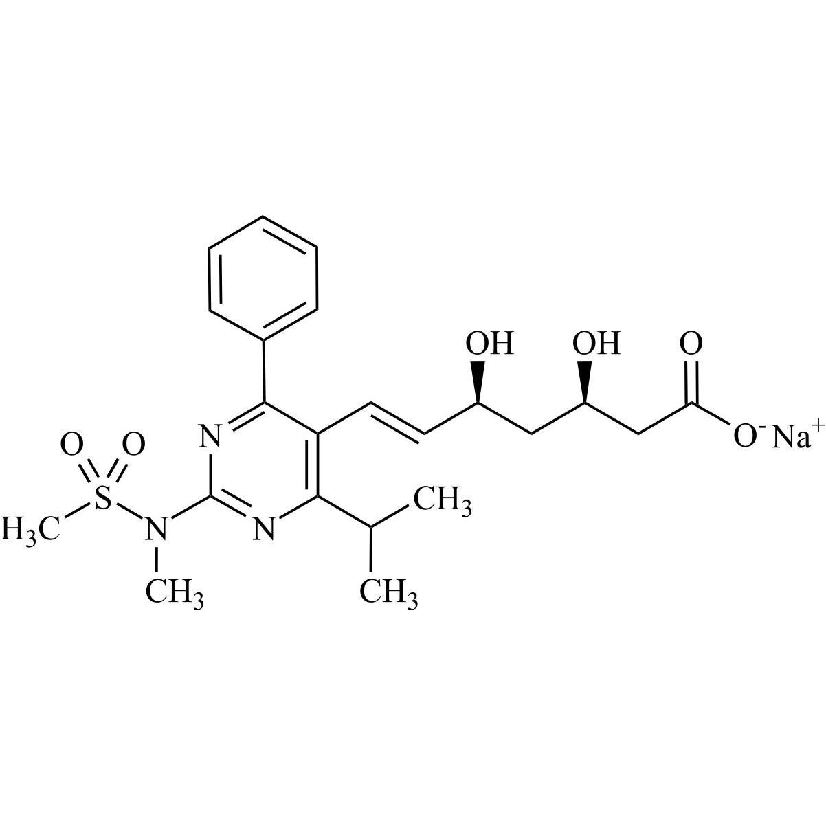 Picture of Rosuvastatin EP Impurity M Sodium Salt