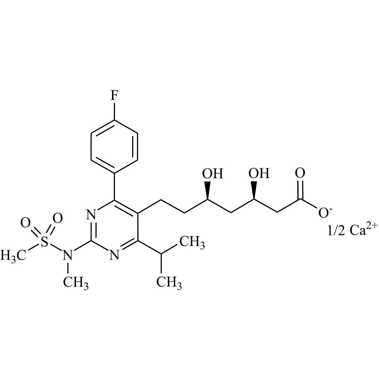 Show details for Rosuvastatin Impurity 6 Calcium Salt (6,7-Dihydro Rosuvastatin Calcium Salt) Picture of Rosuvastatin Impurity 6 Calcium Salt (6,7-Dihydro Rosuvastatin Calcium Salt)