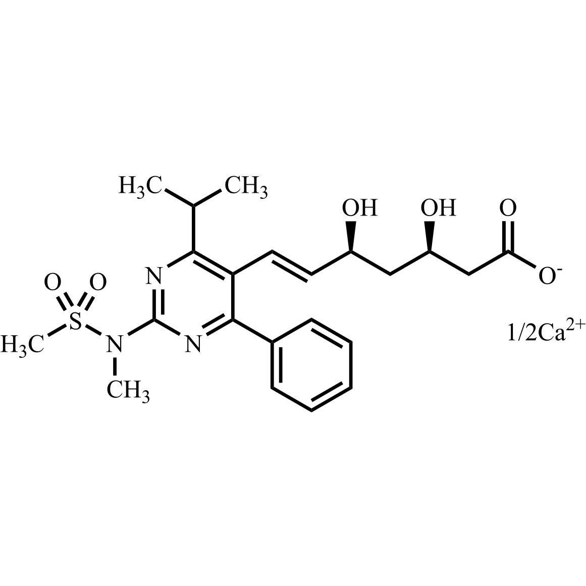Picture of Rosuvastatin EP Impurity M Calcium Salt