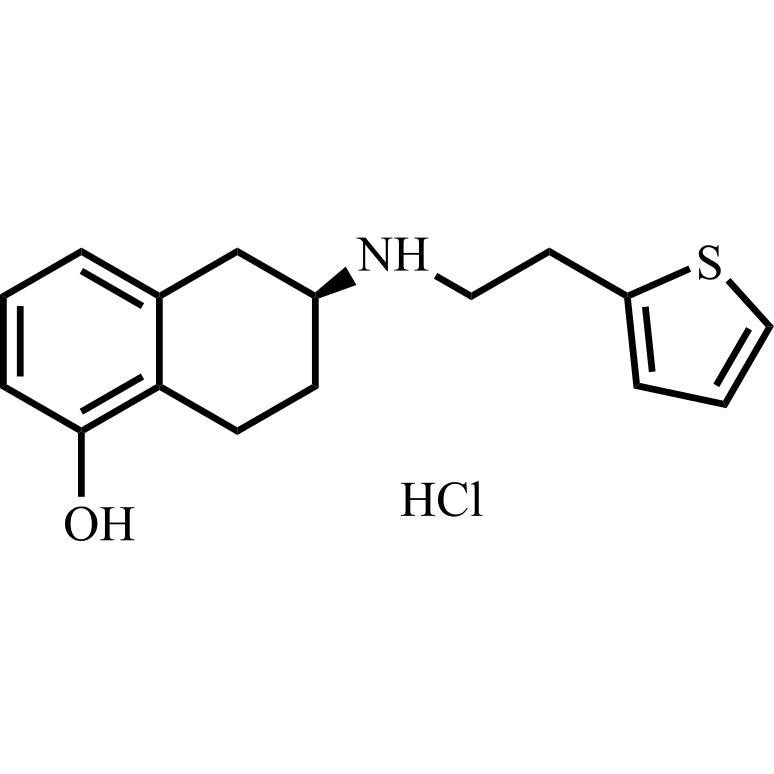 Picture of Rotigotine EP Impurity C HCl (Rotigotine USP Related Compound C, Depropyl Rotigotine HCl)