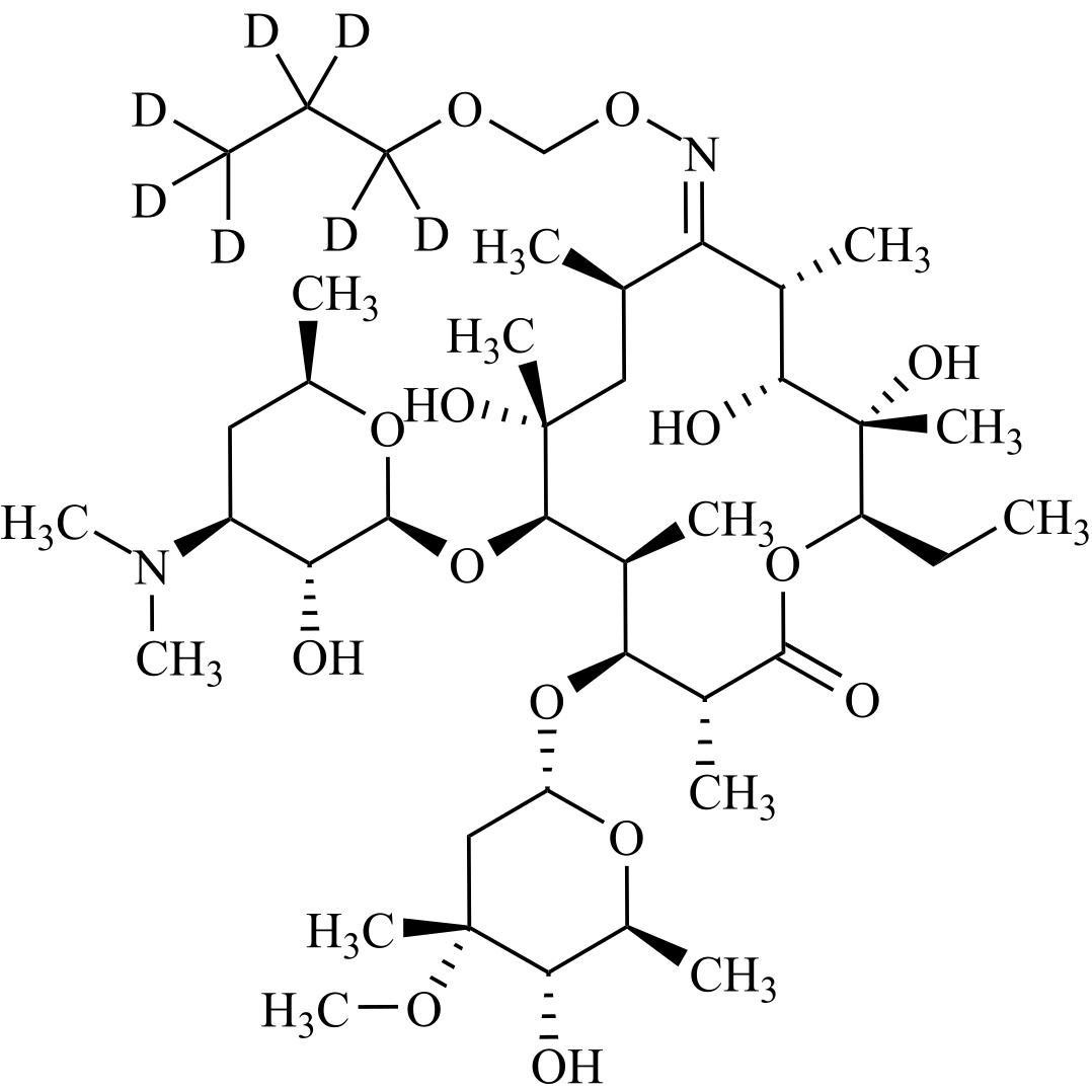 Picture of Roxithromycin Impurity 13-d7