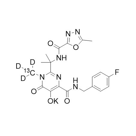 Picture of Raltegravir 13C-D3 K salt