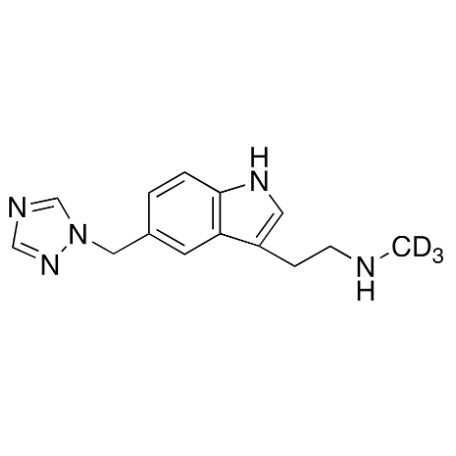 Show details for N-Desmethyl Rizatriptan-D3 Picture of N-Desmethyl Rizatriptan-D3