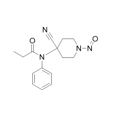 Picture of Remifentanil  4-Cyano N-Nitroso Impurity