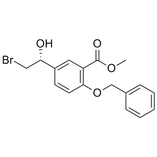 Picture of (R)-methyl 2-(benzyloxy)-5-(2-bromo-1-hydroxyethyl)benzoate