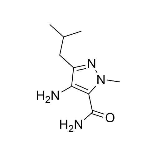 Picture of 4-amino-3-isobutyl-1-methyl-1H-pyrazole-5-carboxamide