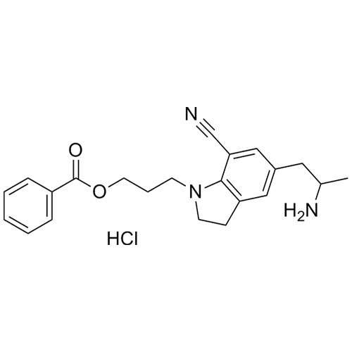 Picture of 3-(7-Cyano-5-(2-(amino)propyl)indolin-1-yl)propyl Benzoate