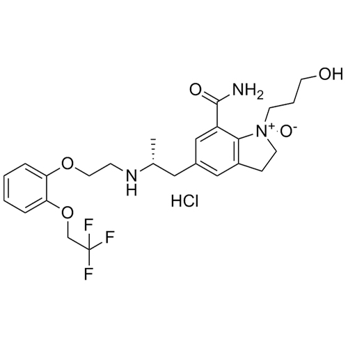 Show details for Silodosin Impurity 5 DiHCl (Mixture of Diastereomers) Picture of Silodosin Impurity 5 DiHCl (Mixture of Diastereomers)