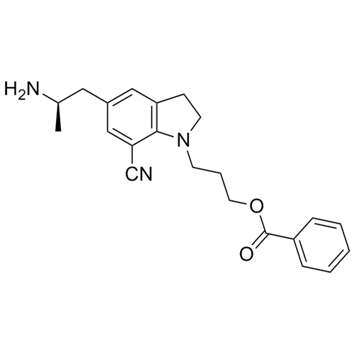 Picture of (R)-3-(5-(2-aminopropyl)-7-cyanoindolin-1-yl)propyl benzoate