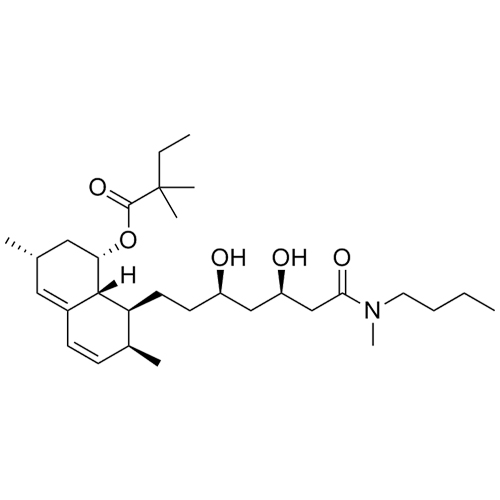 Picture of (butyl(methyl)amino) Simvastatin open chain amide
