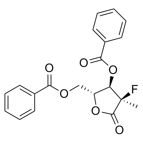 Picture of (2R)-2-Deoxy-2-fluoro-2-methyl-D-erythropentonic Acid γ-Lactone 3,5-Dibenzoate
