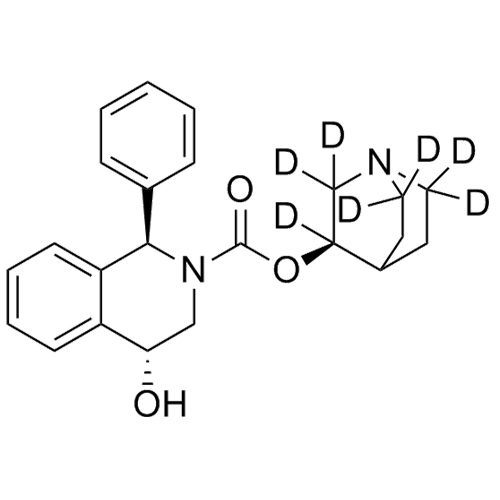 Picture of trans-4-Hydroxy Solifenacin-d7 (Mixture of Diastereomers)