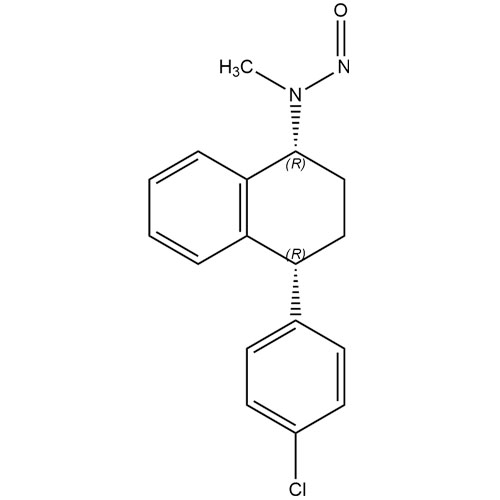 Picture of N-Nitroso Sertraline (3 Deschloro 1R,4R Isomer)