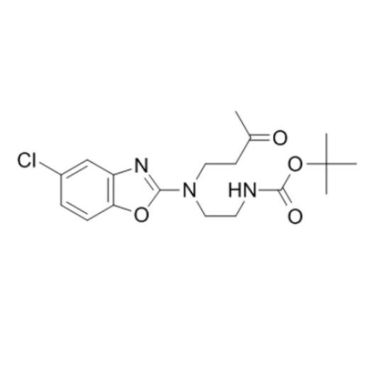 Picture of tert-butyl 2-((5-chlorobenzo[d]oxazol-2-yl)(3-oxobutyl)amino)ethylcarbamate