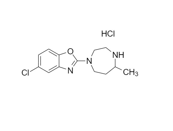 Picture of 5-Chloro-2-(5-methyl-1,4-diazepan-1-yl)benzo[d]oxazole HCl