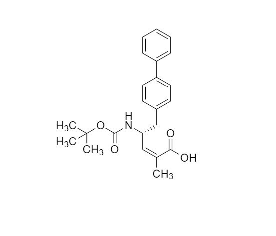 Picture of Sacubitril Desethyl 4-N-Boc Impurity (Z Isomer)