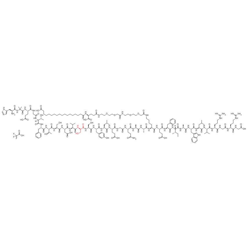 Picture of Semaglutide impurity D-Ser11 TFA Salt