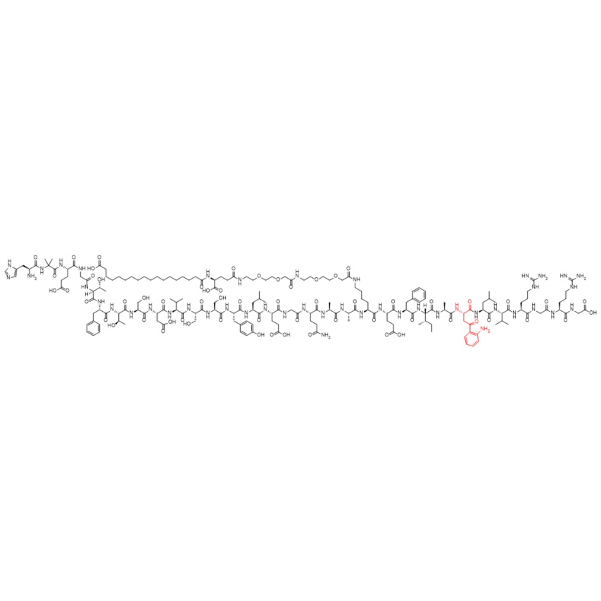 Picture of Semaglutide impurity Kyn25 Sodium Salt