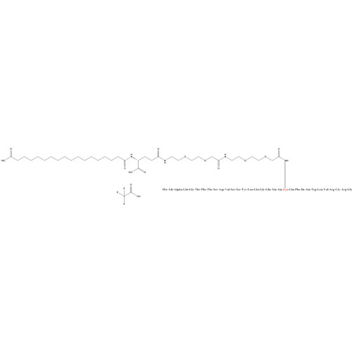 Picture of Semaglutide impurity α-Glu TFA Salt