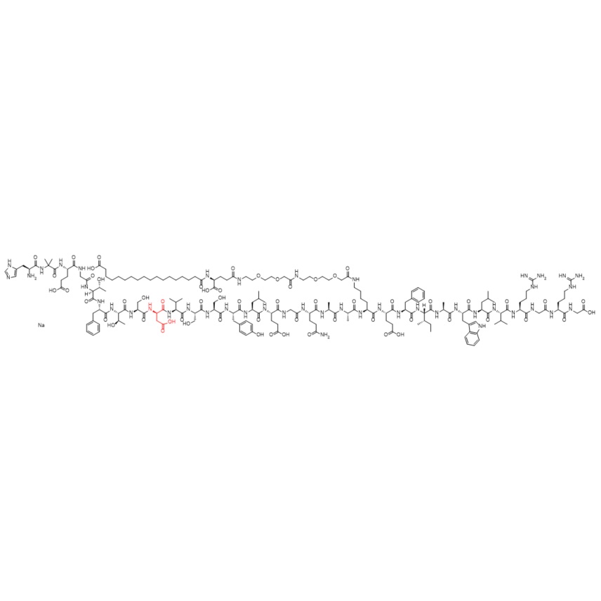 Picture of Semaglutide impurity D-Asp9 Na Salt