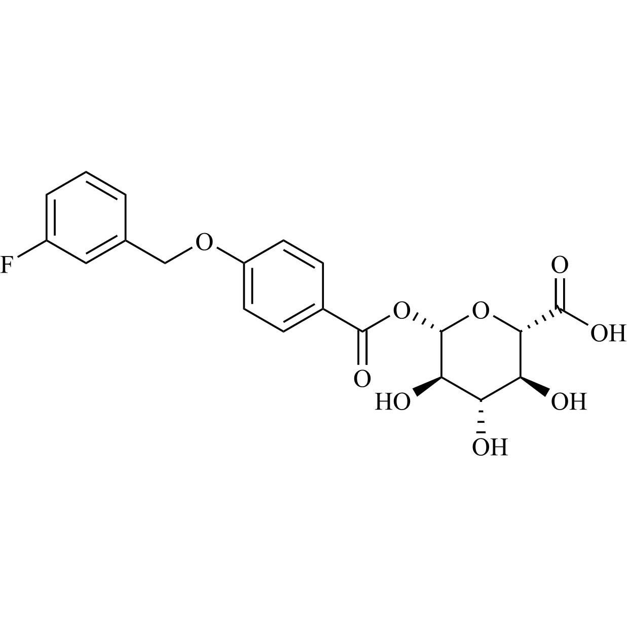 Picture of Safinamide Impurity 10 Acyl Glucuronide