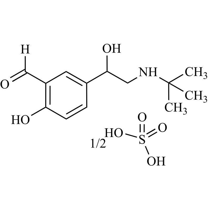 Picture of Salbutamol EP Impurity D Hemisulfate (Levalbuterol USP Related Compound D)