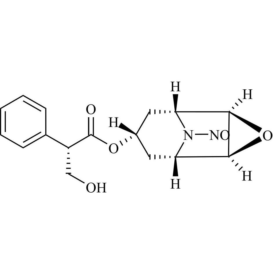 Show details for N-Nitroso Scopolamine EP Impurity A (N-Nitroso Norscopolamine, N-Nitroso Norhyoscine) Picture of N-Nitroso Scopolamine EP Impurity A (N-Nitroso Norscopolamine, N-Nitroso Norhyoscine)