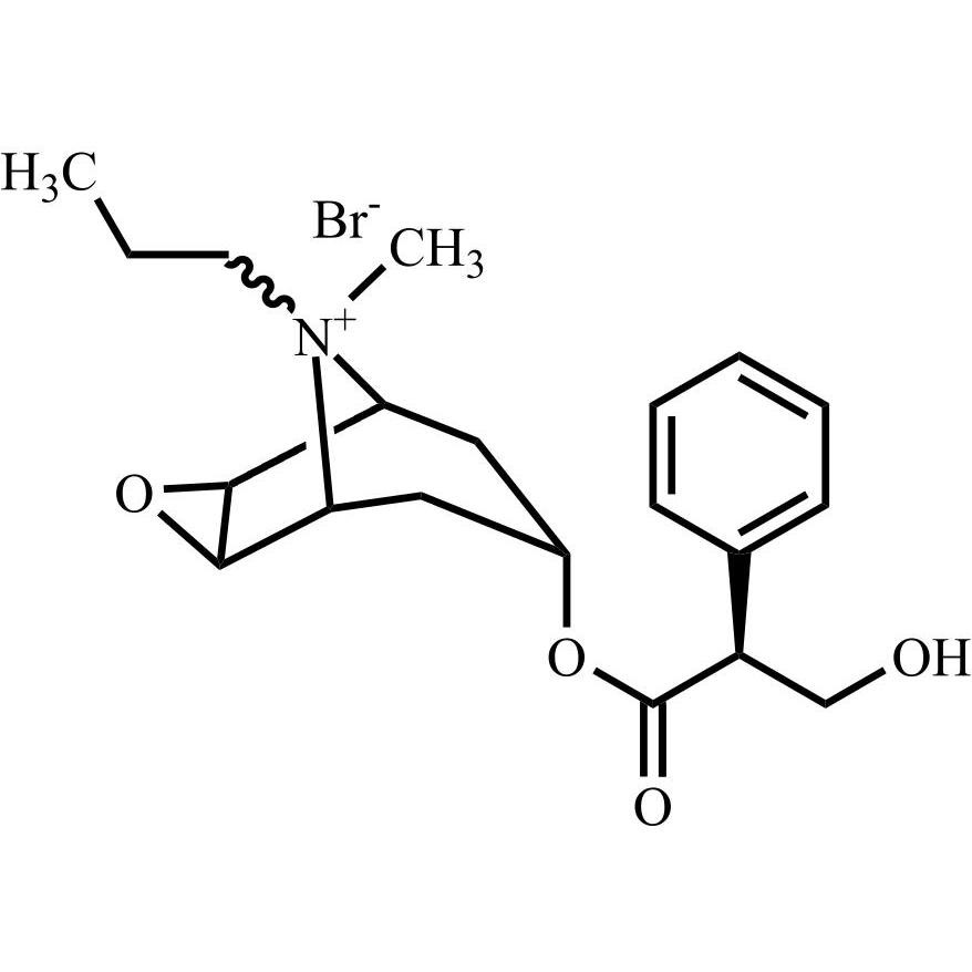 Picture of Hyoscine Butylbromide EP Impurity D Bromide (Mixture of Diastereomers)