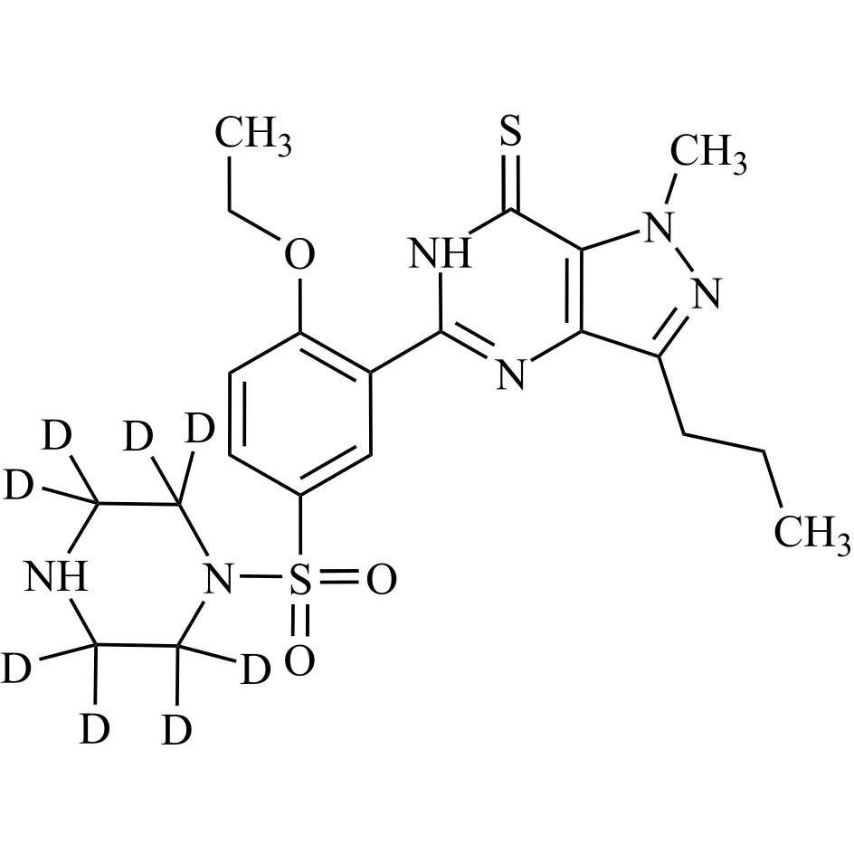 Picture of Desmethyl Thiosildenafil-d8