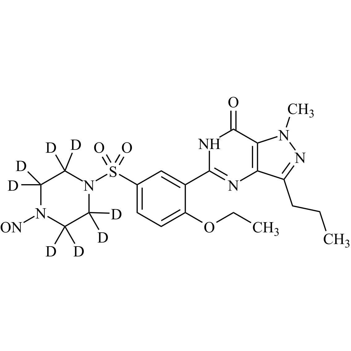 Picture of N-Nitroso Sildenafil EP Impurity F-d8