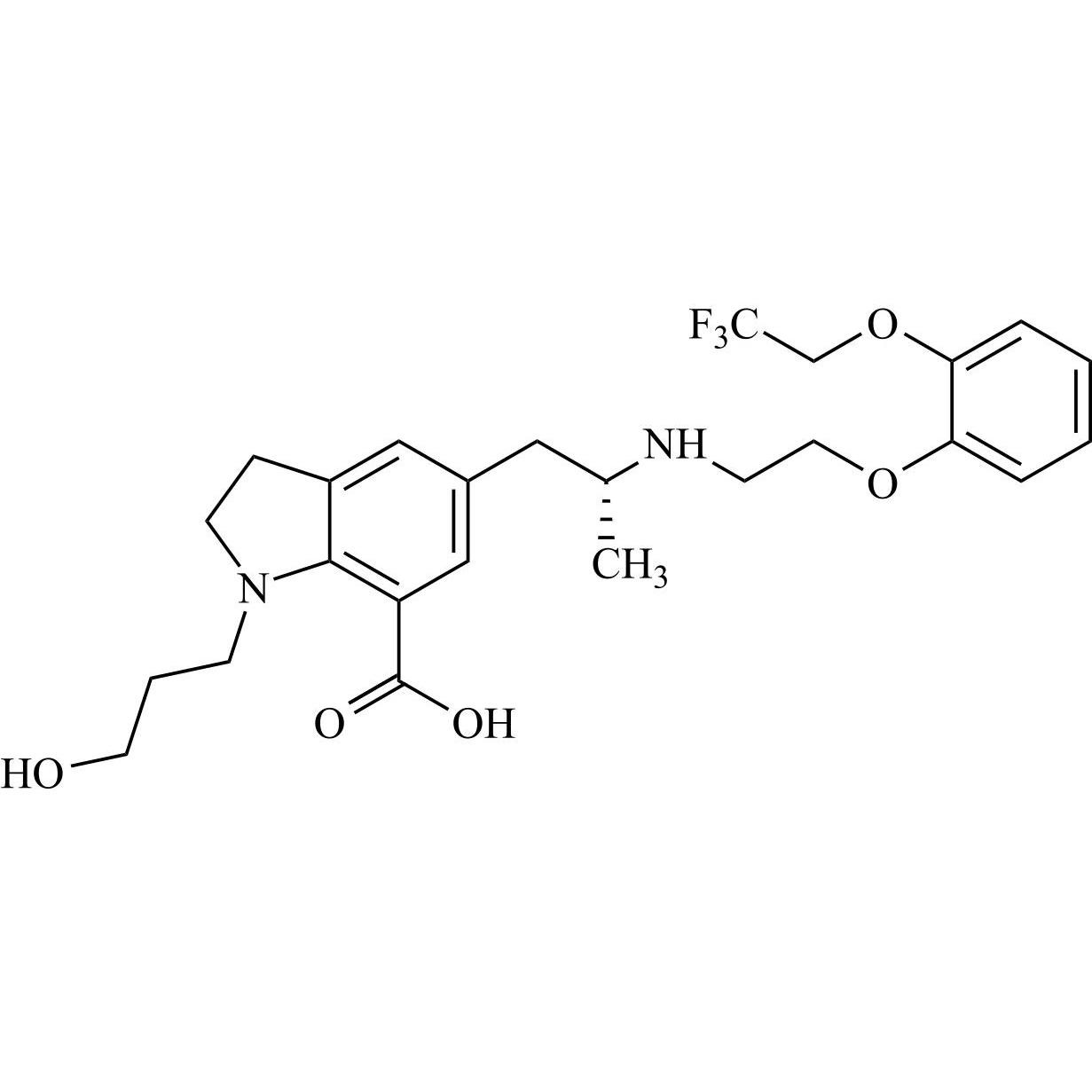 Picture of SilodosinÂ Carboxylic Acid Impurity 2