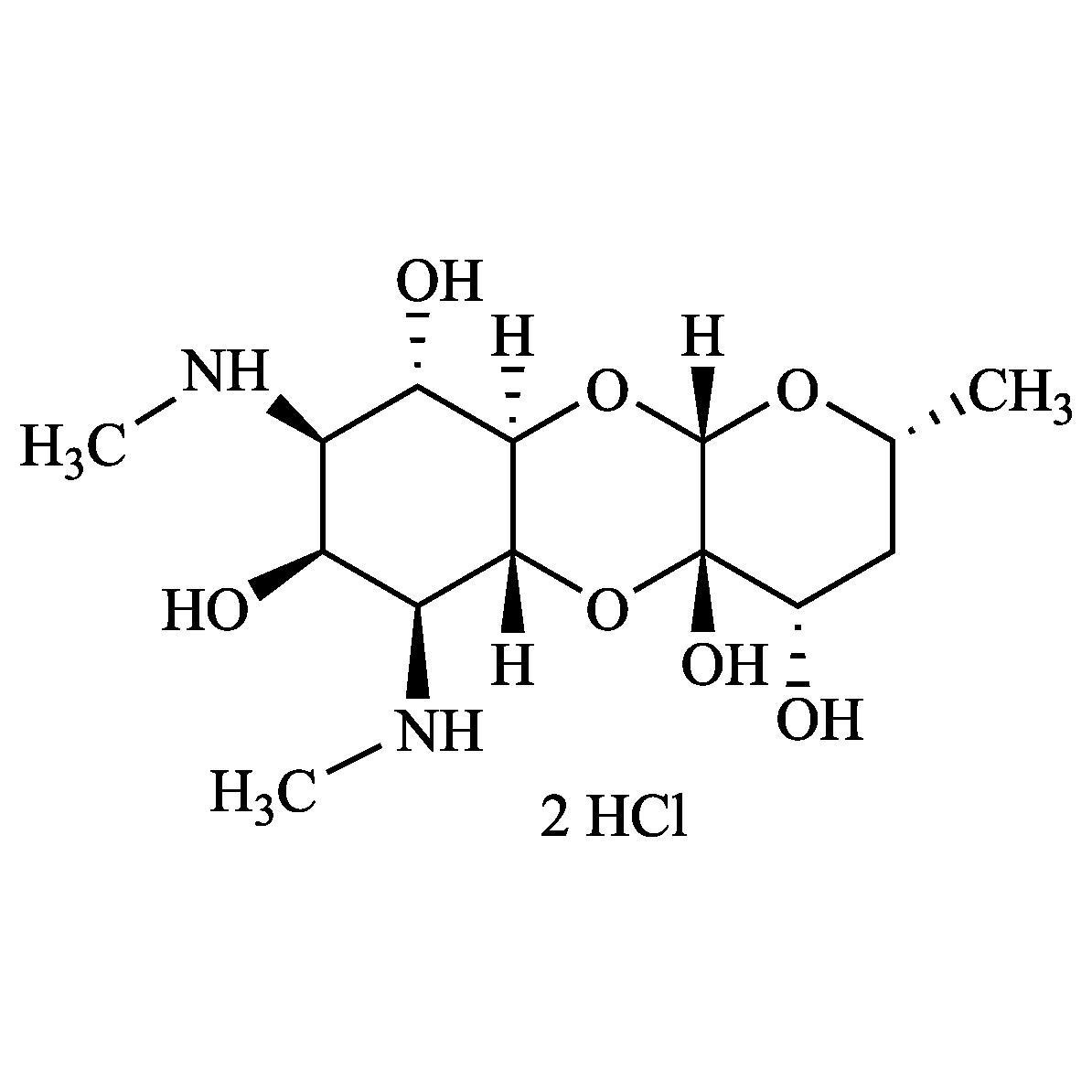 Picture of Spectinomycin EP Impurity C DiHCl (Spectinomycin CP Impurity C DiHCl)